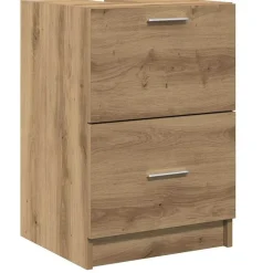 vidaXL Gabinete de Baño con cajón Roble artesanal 40 x 37 x 59 cm Roble artisan Outlet