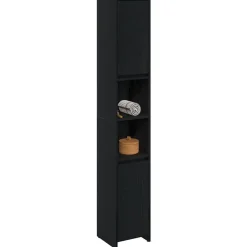 vidaXL Conjuntos De Muebles-Gabinete de Baño con puerta 30 x 30 x 183,5 cm