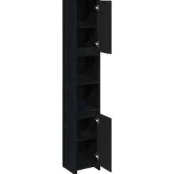 vidaXL Conjuntos De Muebles-Gabinete de Baño con puerta 30 x 30 x 183,5 cm