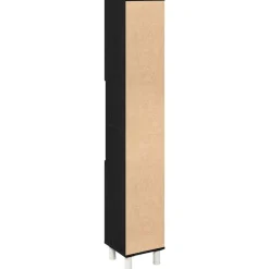 vidaXL Conjuntos De Muebles|Armarios Y Almacenamiento-Gabinete de Baño con estante 30 x 30 x 179 cm