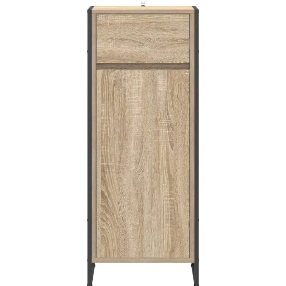 vidaXL Gabinete de Baño Sonoma 40 x 30 x 100 cm Madera contrachapada Roble Sonoma Discount