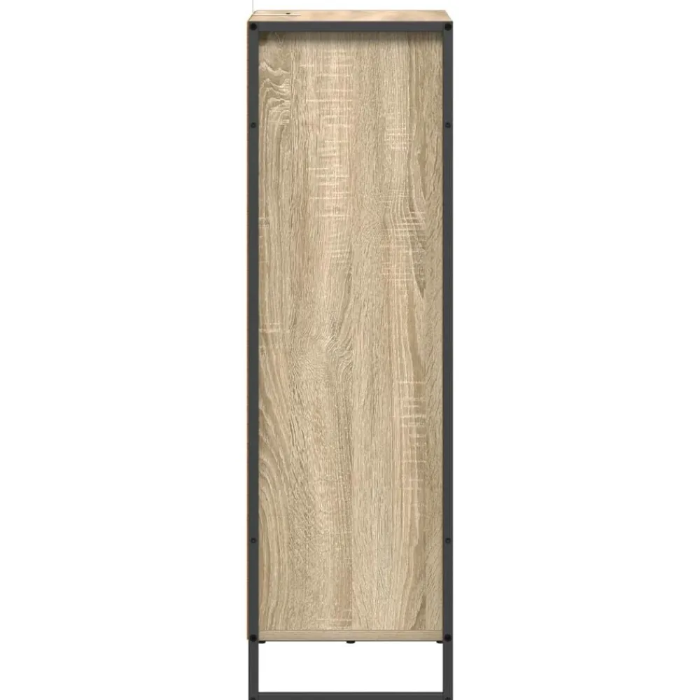 vidaXL Gabinete de Baño Sonoma 40 x 30 x 100 cm Madera contrachapada Roble Sonoma Discount