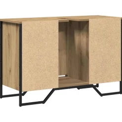 vidaXL Gabinete de Lavabo para Baño Roble artesanal 91 x 35 x 60 cm Roble artisan Sale