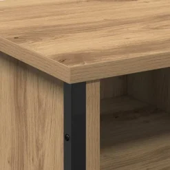 vidaXL Gabinete de Lavabo para Baño Roble artesanal 91 x 35 x 60 cm Roble artisan Sale