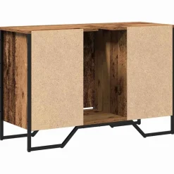 vidaXL Gabinete de Lavabo para Baño 91 x 35 x 60 cm Madera vieja Discount