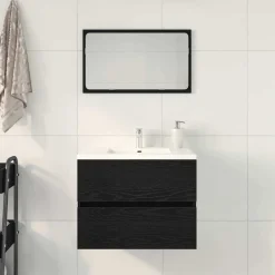vidaXL Conjuntos De Muebles-Gabinete de Lavabo para Baño 60 x 38,5 x 45 cm