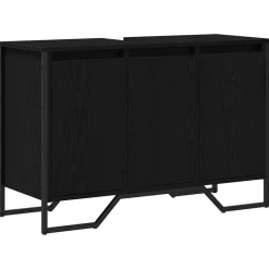 vidaXL Conjuntos De Muebles|Armarios Y Almacenamiento-Gabinete de Lavabo para Baño 91 x 35 x 60 cm
