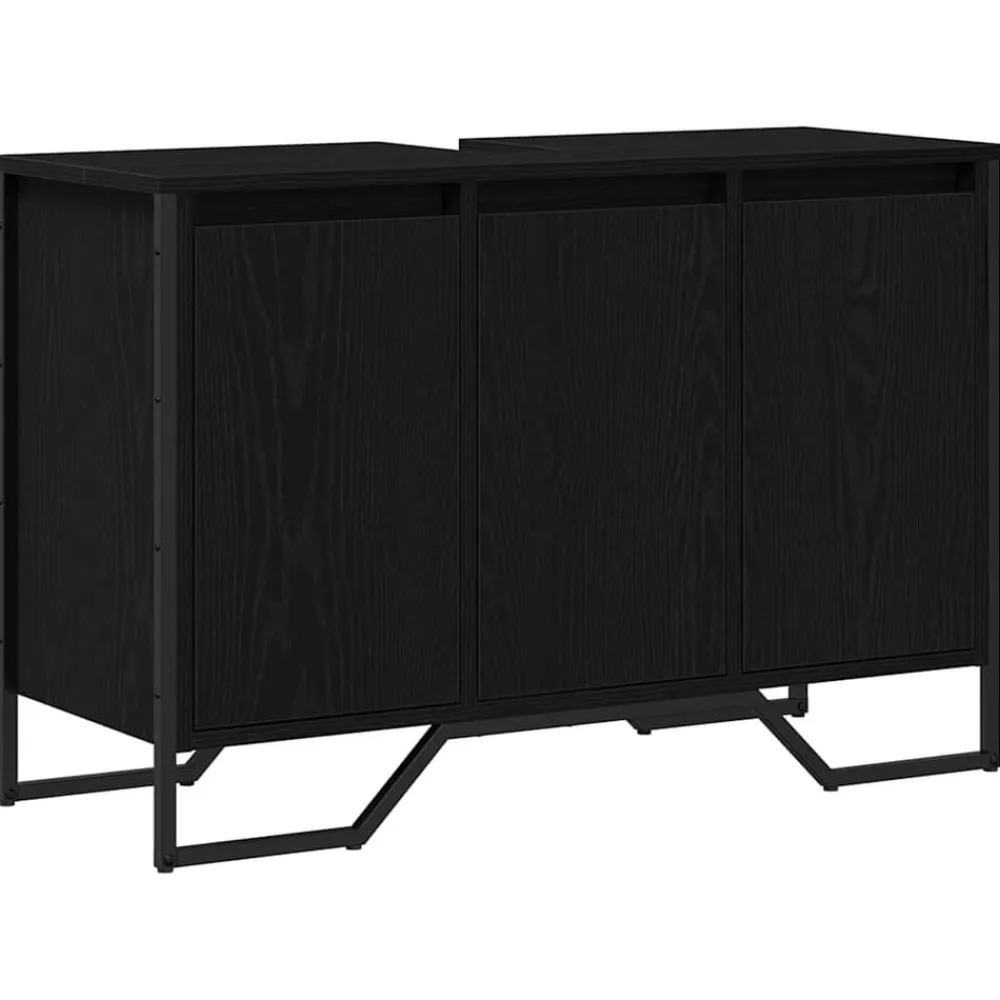 vidaXL Conjuntos De Muebles|Armarios Y Almacenamiento-Gabinete de Lavabo para Baño 91 x 35 x 60 cm