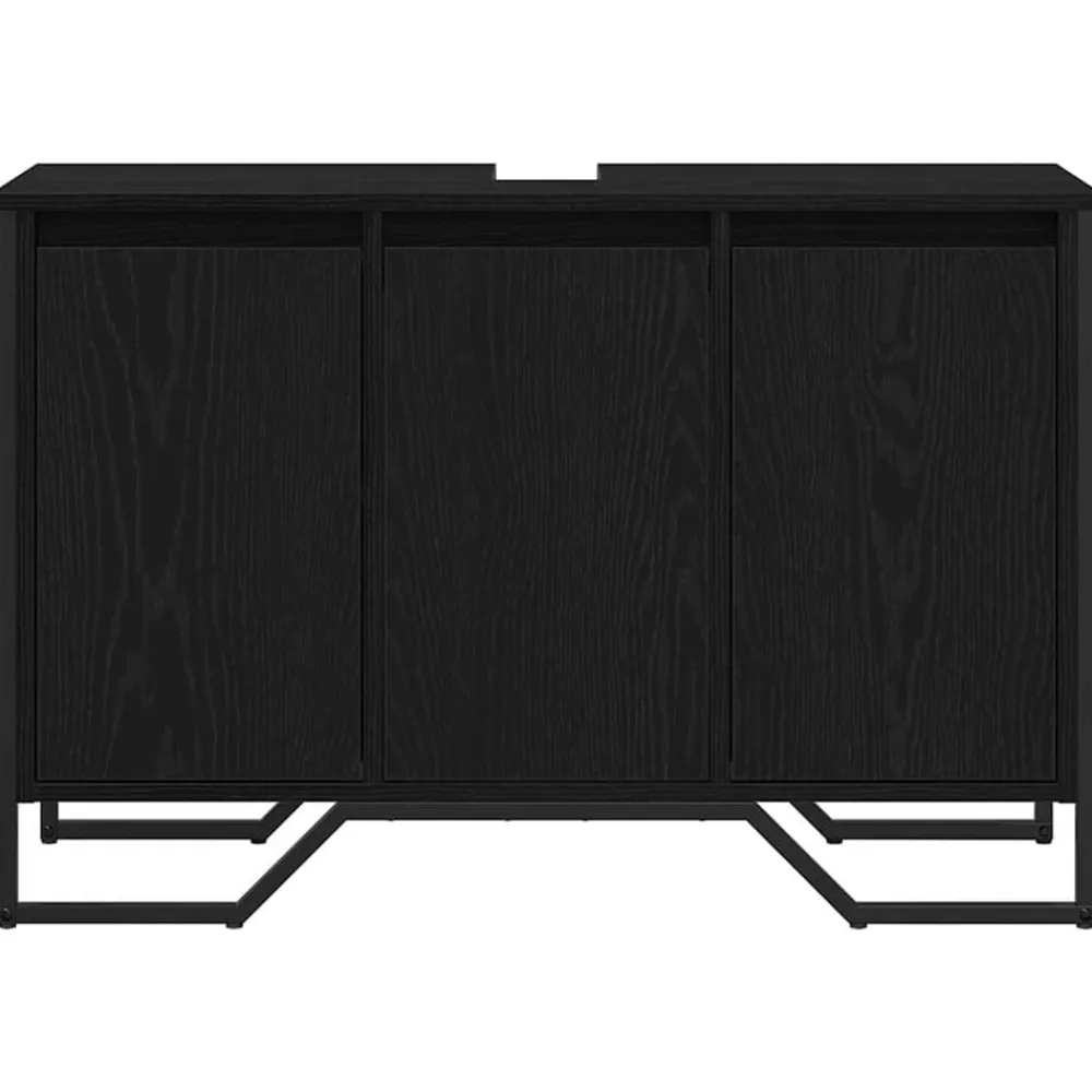 vidaXL Conjuntos De Muebles|Armarios Y Almacenamiento-Gabinete de Lavabo para Baño 91 x 35 x 60 cm