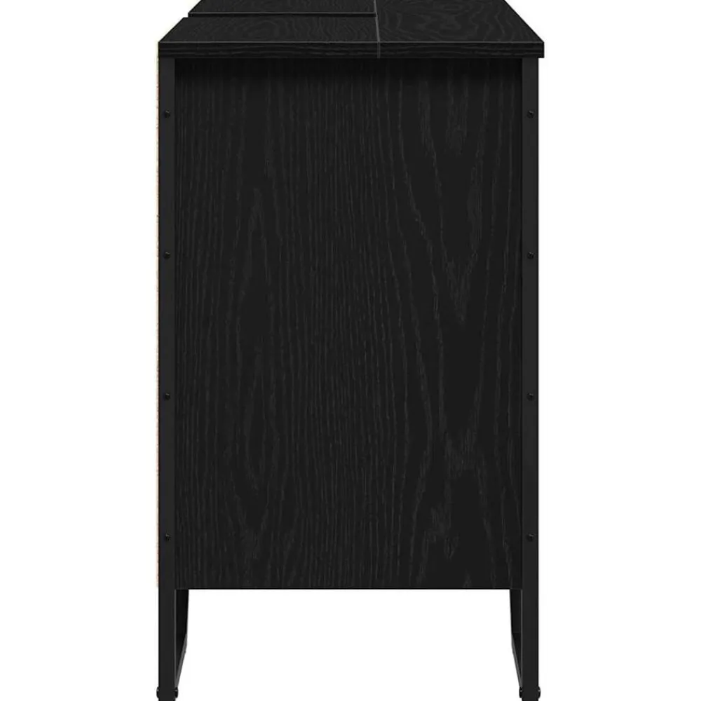 vidaXL Conjuntos De Muebles|Armarios Y Almacenamiento-Gabinete de Lavabo para Baño 91 x 35 x 60 cm