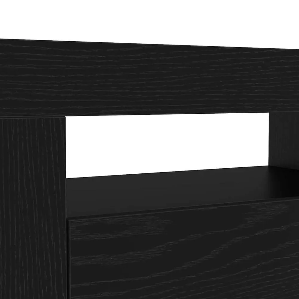 vidaXL Gabinete de TV 2 pcs 240 x 35 x 40 cm Roble negro Sale
