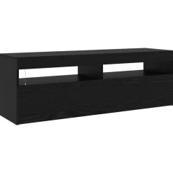 vidaXL Gabinete de TV 2 pcs 240 x 35 x 40 cm Roble negro Sale