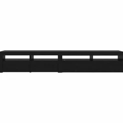 vidaXL Gabinete de TV 2 pcs 240 x 35 x 40 cm Roble negro Sale