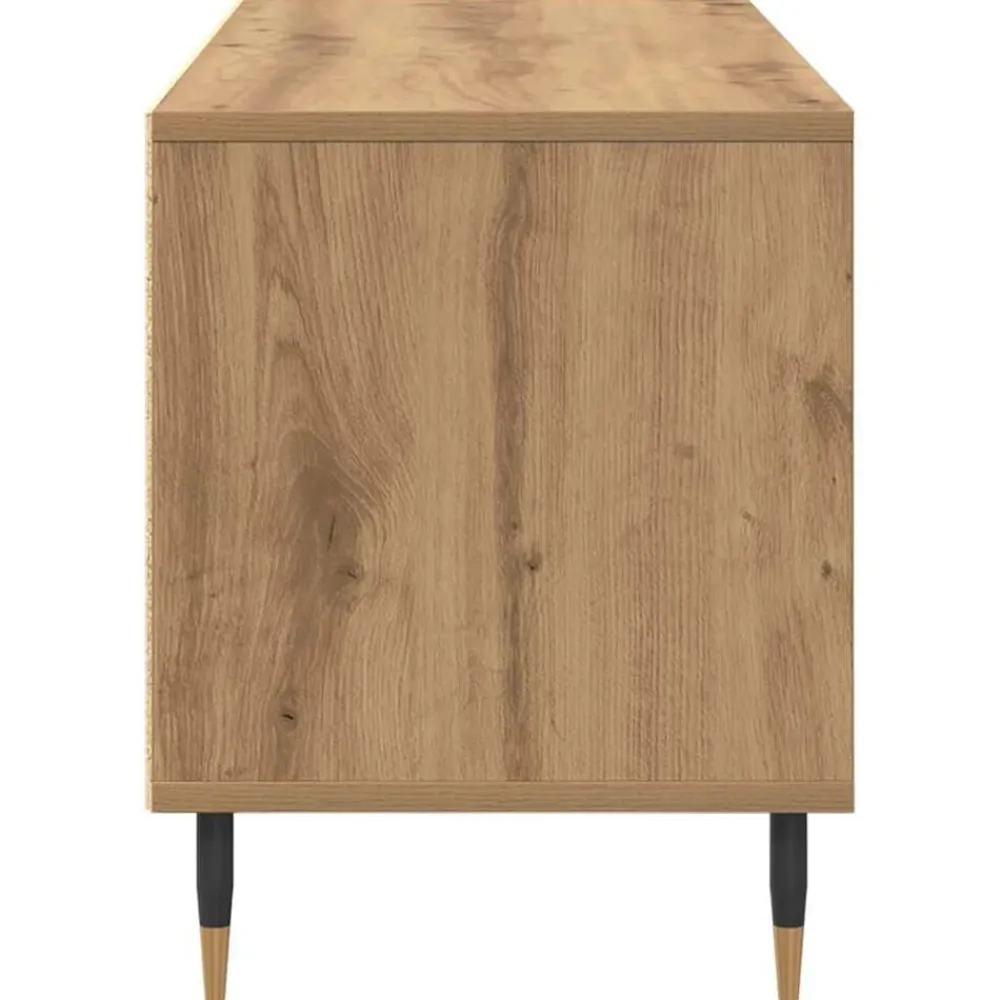 vidaXL Muebles Tv-Gabinete de TV con cajón Roble artesanal 100 x 34,5 x 44,5 cm