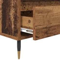 vidaXL Gabinete de TV con cajón 100 x 34,5 x 44,5 cm Madera vieja Best
