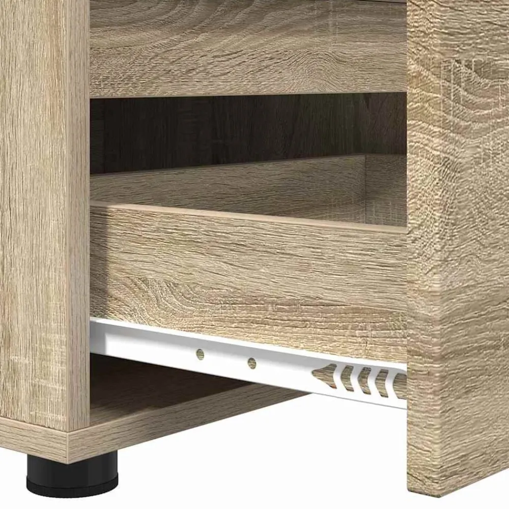 vidaXL Muebles Tv-Gabinete de TV con cajón 100 x 48 x 43 cm