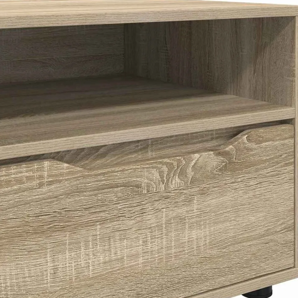 vidaXL Muebles Tv-Gabinete de TV con cajón 100 x 48 x 43 cm