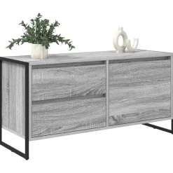 vidaXL Gabinete de TV con cajón 100 x 36 x 49.5 cm Gris sonoma Clearance
