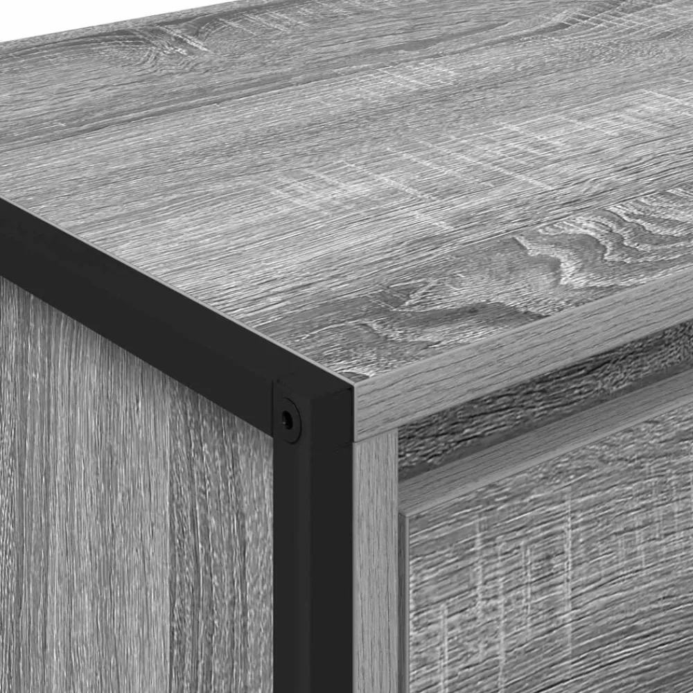 vidaXL Gabinete de TV con cajón 100 x 36 x 49.5 cm Gris sonoma Clearance