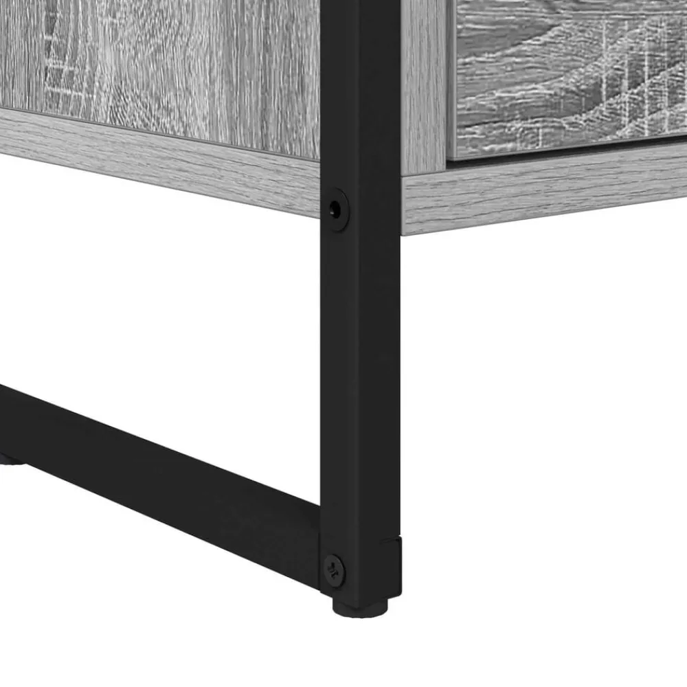 vidaXL Gabinete de TV con cajón 100 x 36 x 49.5 cm Gris sonoma Clearance