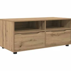 vidaXL Gabinete de TV con cajón Roble artesanal 100 x 48 x 43 cm Roble artisan Hot