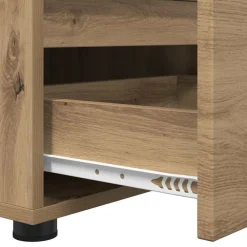 vidaXL Gabinete de TV con cajón Roble artesanal 100 x 48 x 43 cm Roble artisan Hot
