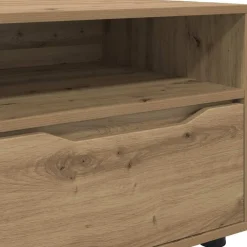 vidaXL Gabinete de TV con cajón Roble artesanal 100 x 48 x 43 cm Roble artisan Hot