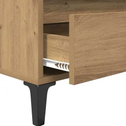 vidaXL Gabinete de TV con cajón Roble artesanal 100 x 34,5 x 44,5 cm Roble artisan Best