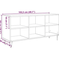 vidaXL Muebles Tv-Gabinete de TV 103,5 x 30 x 50 cm