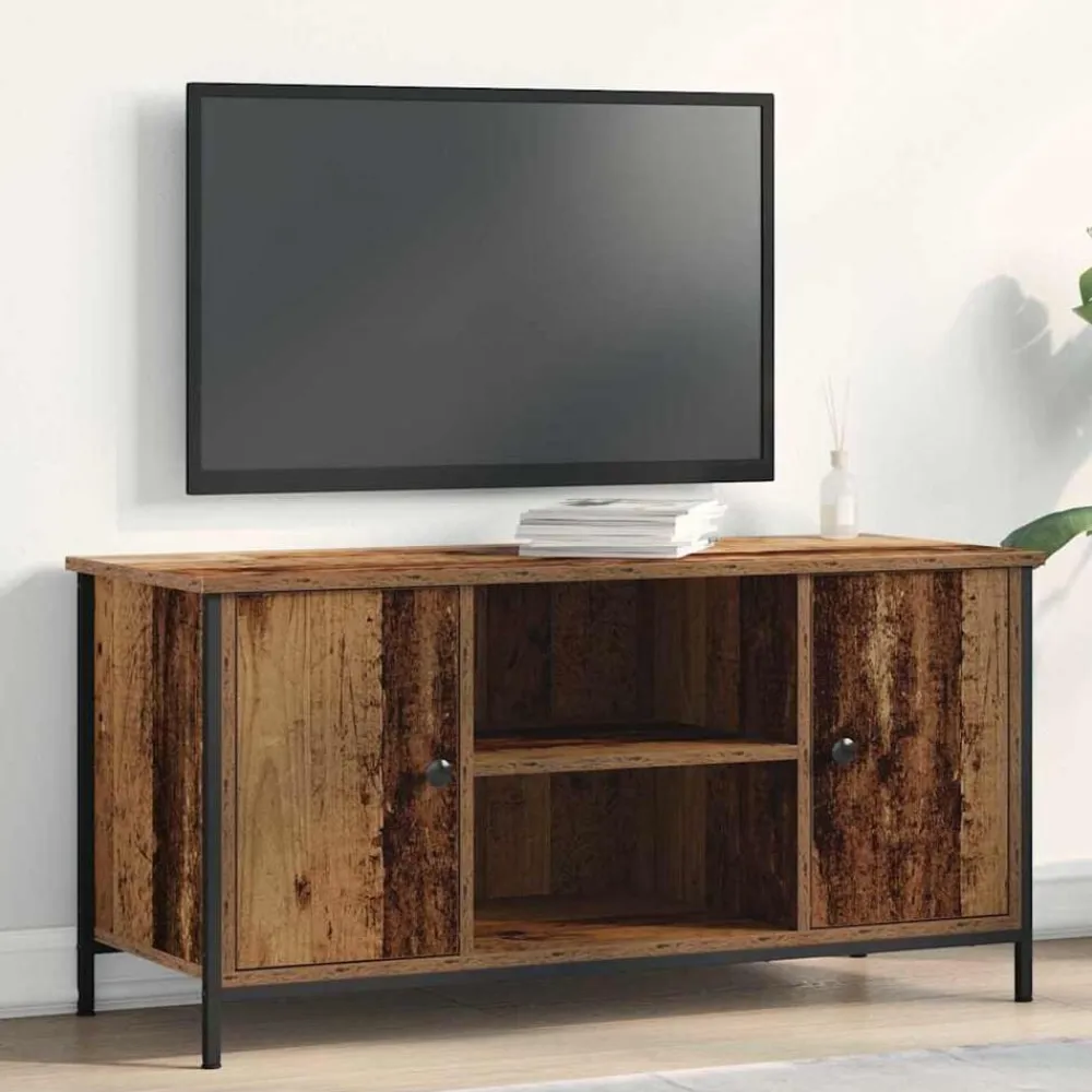vidaXL Gabinete de TV 100 x 40 x 50 cm Madera vieja Clearance