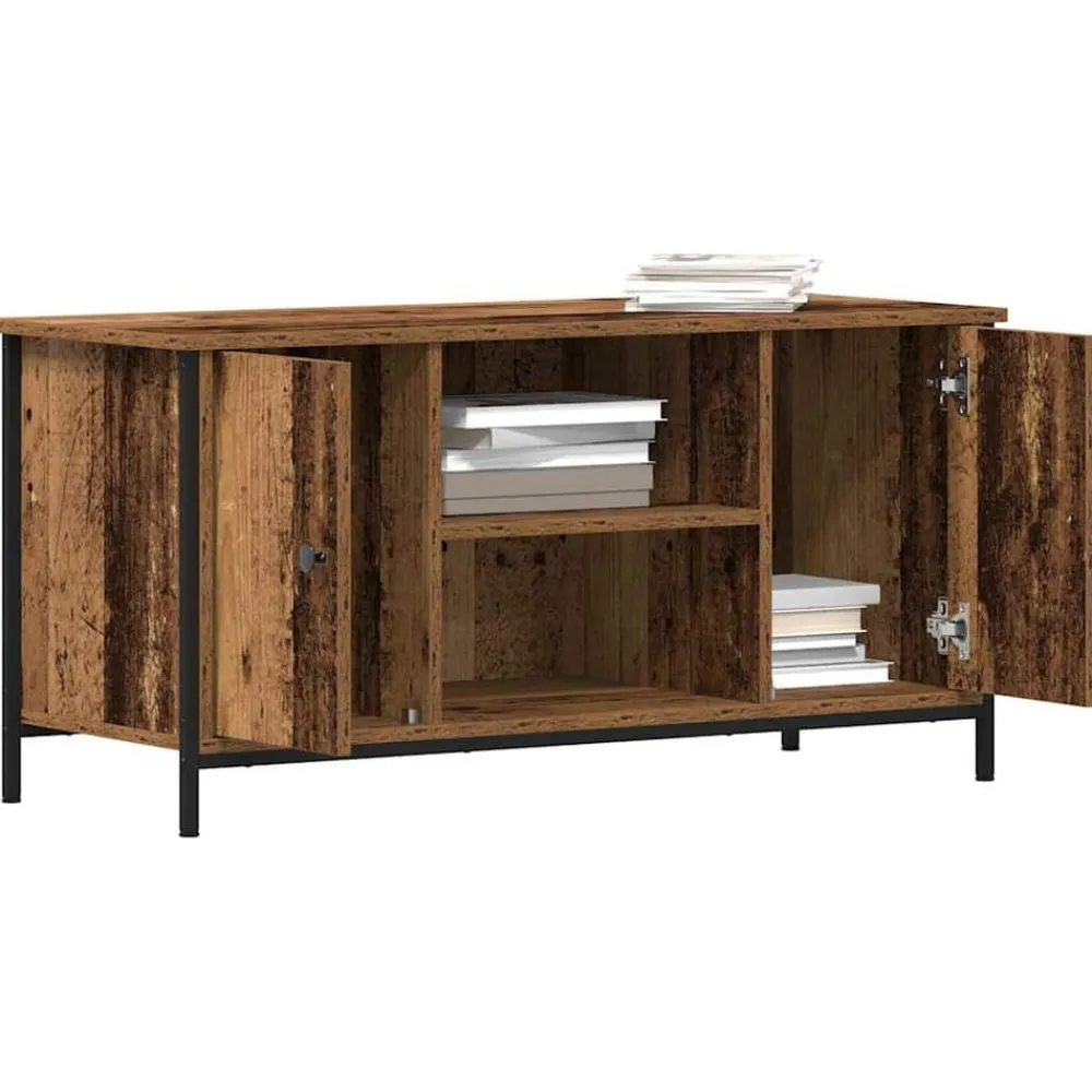 vidaXL Gabinete de TV 100 x 40 x 50 cm Madera vieja Clearance