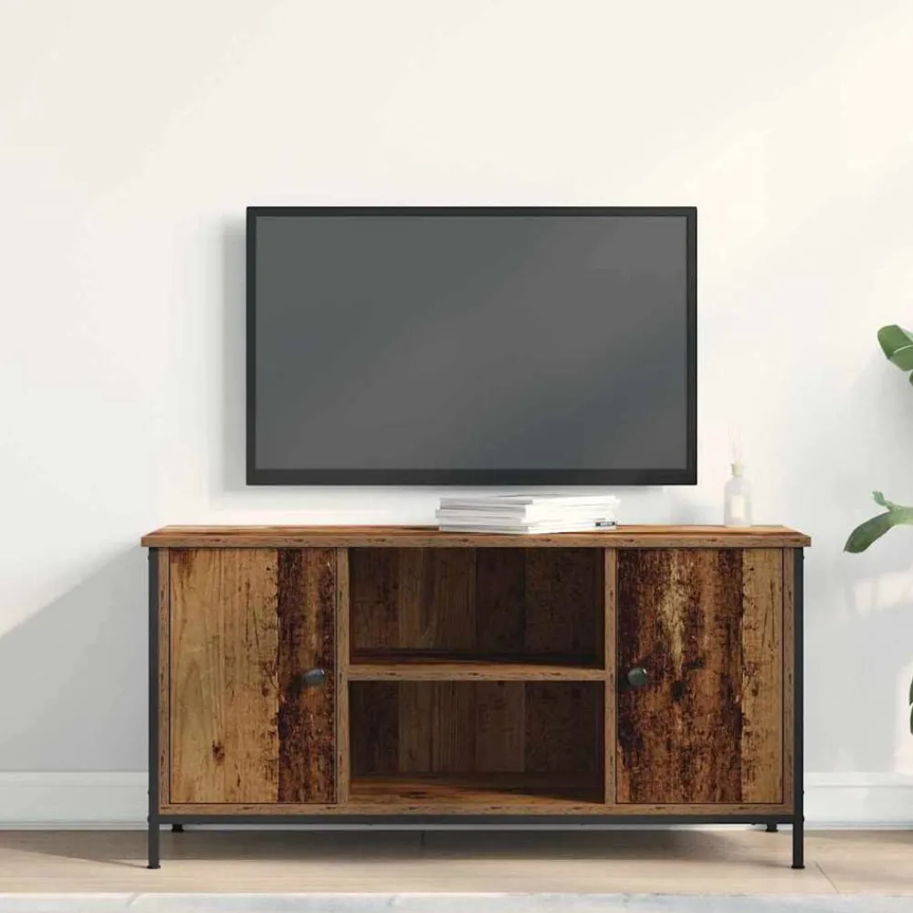 vidaXL Gabinete de TV 100 x 40 x 50 cm Madera vieja Clearance