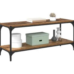 vidaXL Gabinete de TV 100x33x41cm Madera vieja Best