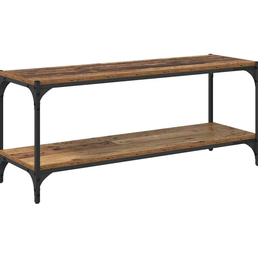 vidaXL Gabinete de TV 100x33x41cm Madera vieja Best