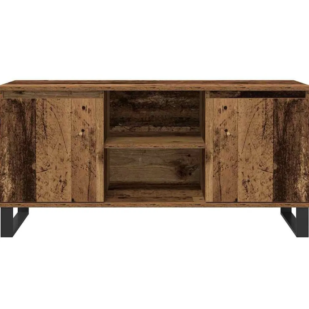 vidaXL Gabinete de TV 104 x 35 x 50 cm Madera vieja