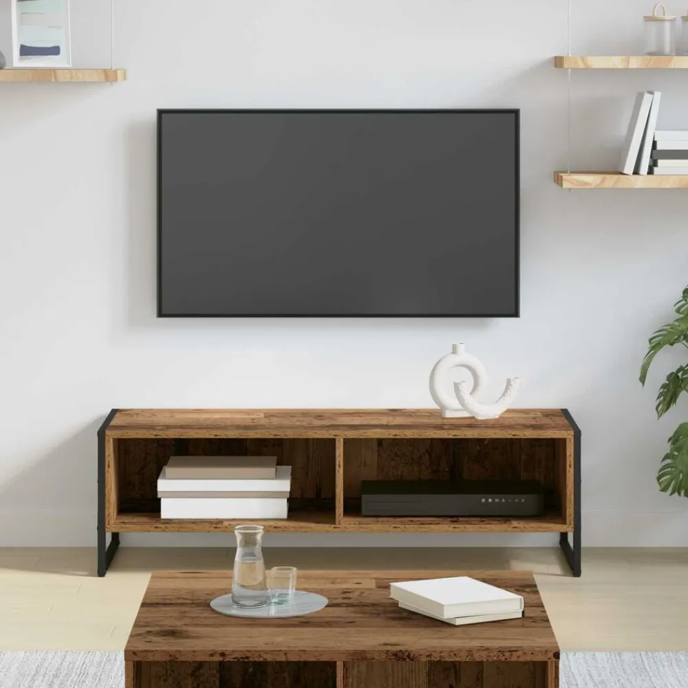 vidaXL Gabinete de TV 100 x 36.5 x 30.5 cm Madera vieja