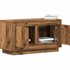 vidaXL Gabinete de TV 80 x 35 x 45 cm Madera vieja Online