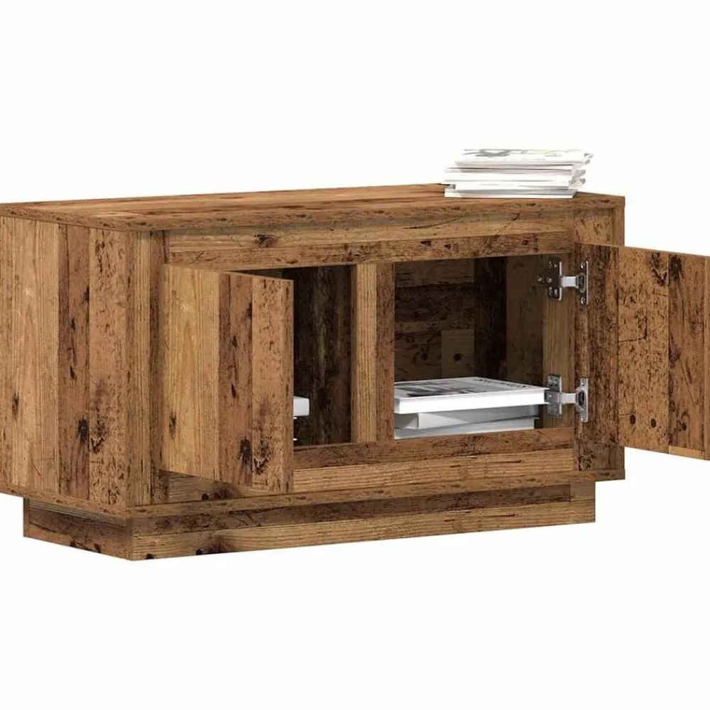 vidaXL Gabinete de TV 80 x 35 x 45 cm Madera vieja Online