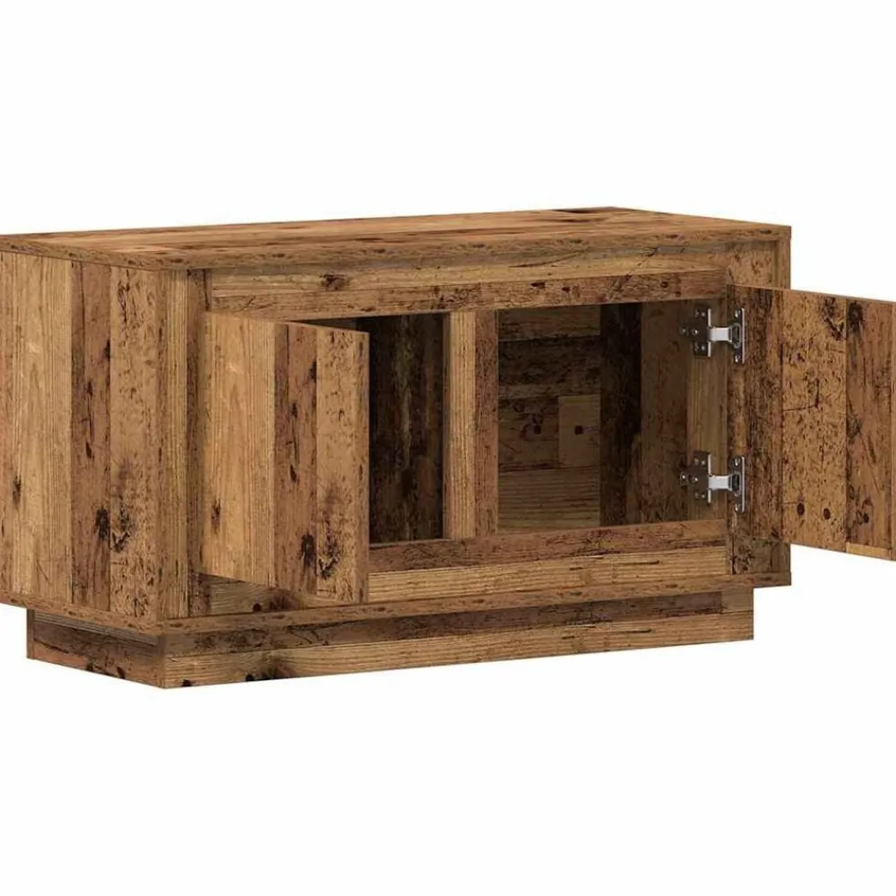 vidaXL Gabinete de TV 80 x 35 x 45 cm Madera vieja Online