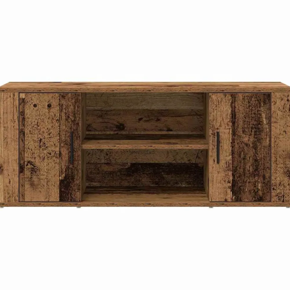 vidaXL Gabinete de TV 100 x 35 x 40 cm Madera vieja Outlet
