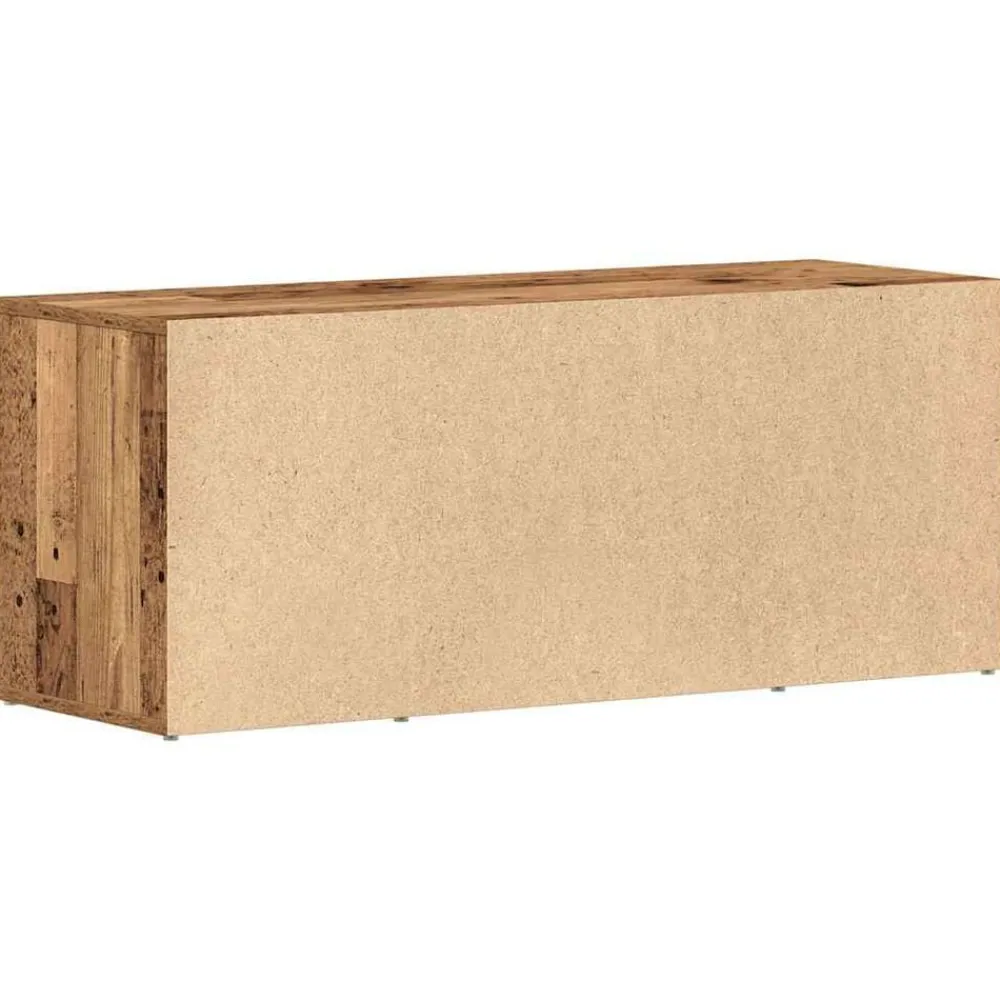 vidaXL Gabinete de TV 100 x 35 x 40 cm Madera vieja Outlet