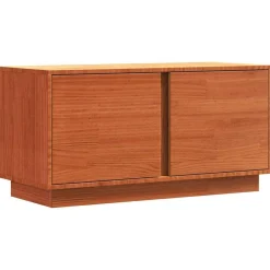 vidaXL Muebles Tv-Gabinete de TV Marrón cera 80 x 35 x 40,5 cm