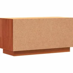 vidaXL Muebles Tv-Gabinete de TV Marrón cera 80 x 35 x 40,5 cm