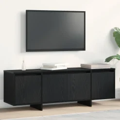 vidaXL Gabinete de TV 120 x 30 x 40,5 cm Roble negro New