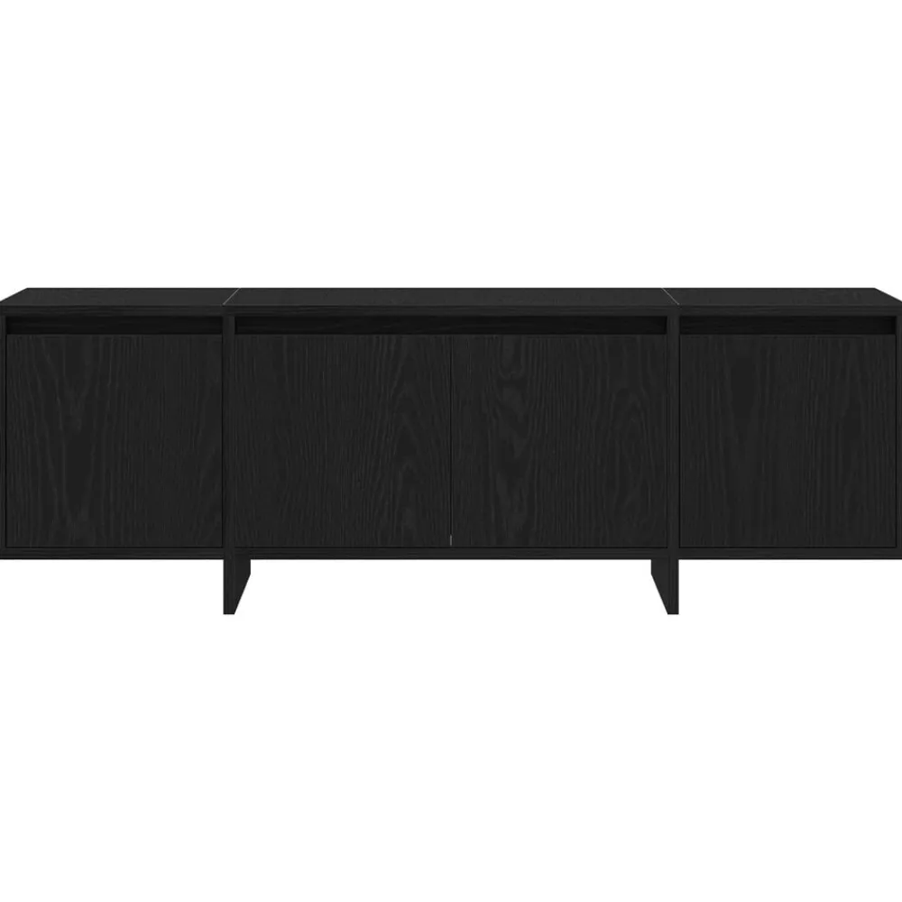 vidaXL Gabinete de TV 120 x 30 x 40,5 cm Roble negro New