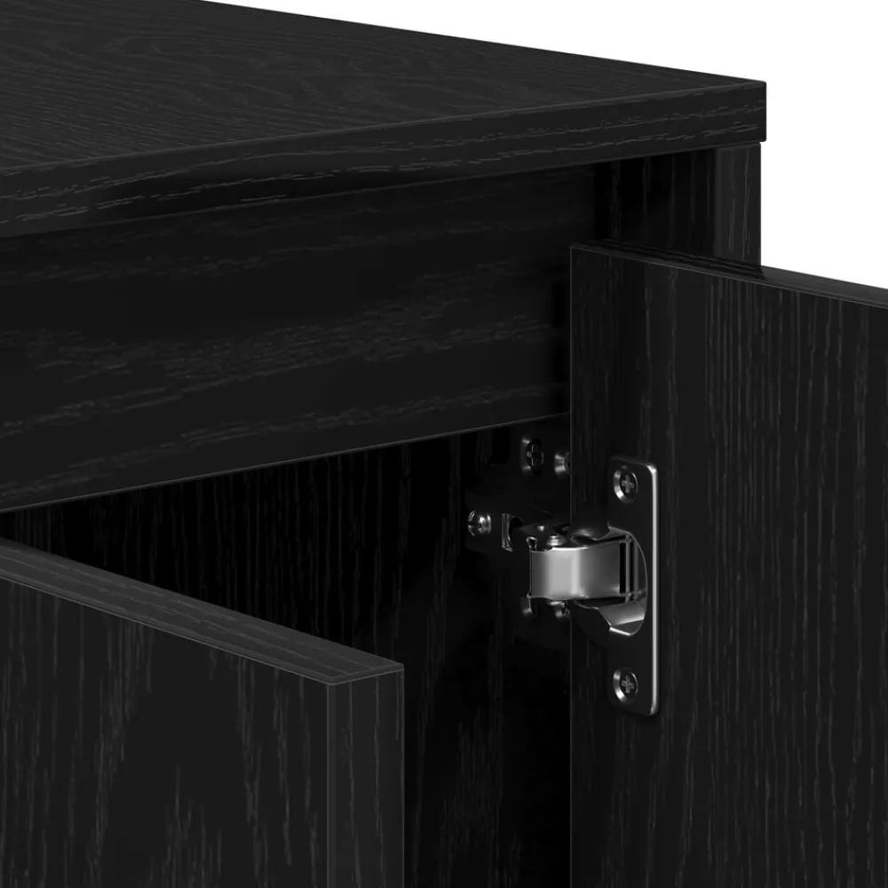 vidaXL Gabinete de TV 120 x 30 x 40,5 cm Roble negro New