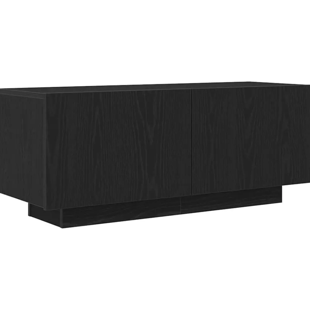vidaXL Gabinete de TV 100 x 35 x 40 cm Roble negro