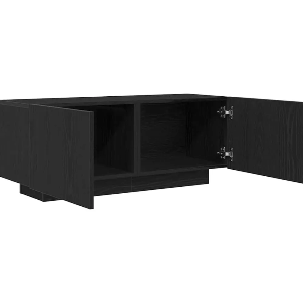 vidaXL Gabinete de TV 100 x 35 x 40 cm Roble negro
