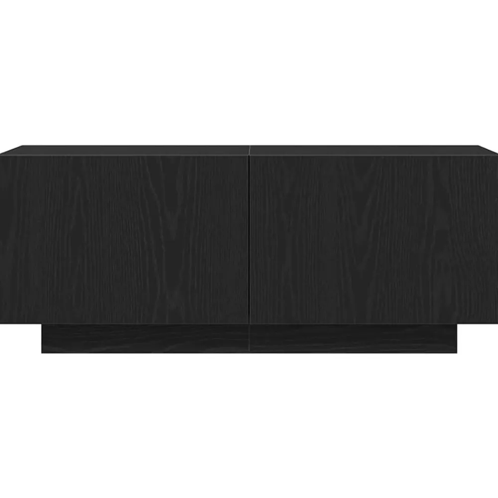 vidaXL Gabinete de TV 100 x 35 x 40 cm Roble negro