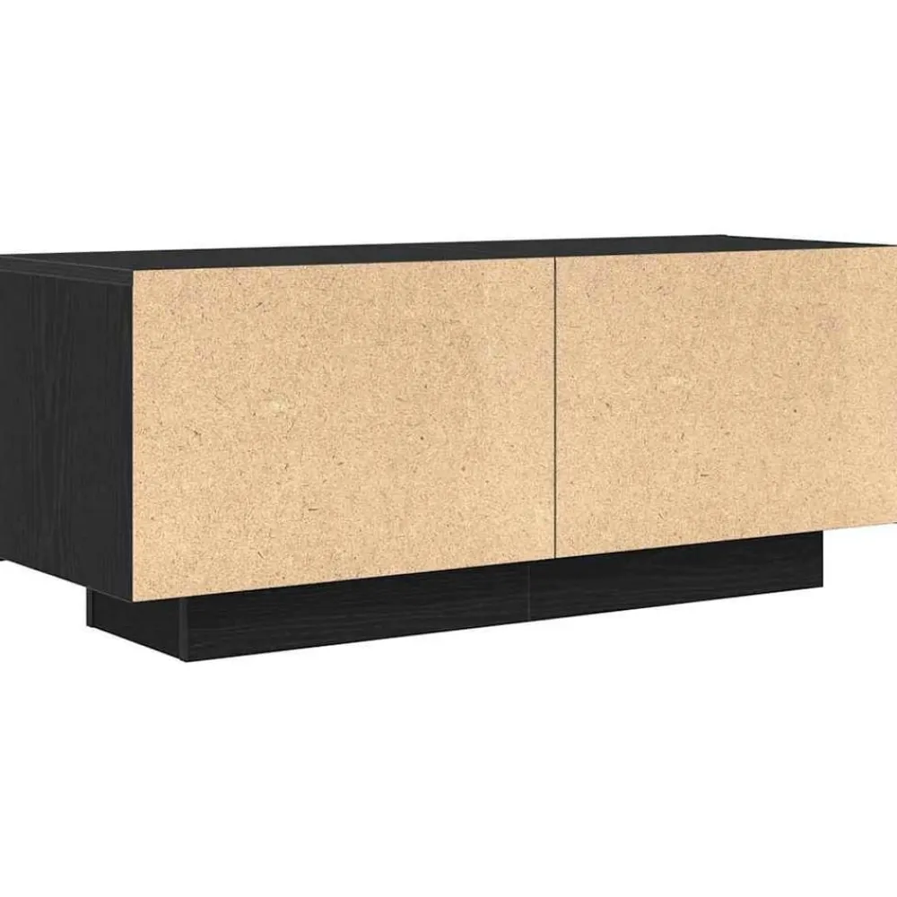 vidaXL Gabinete de TV 100 x 35 x 40 cm Roble negro